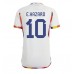 Cheap Belgium Eden Hazard #10 Away Football Shirt World Cup 2022 Short Sleeve